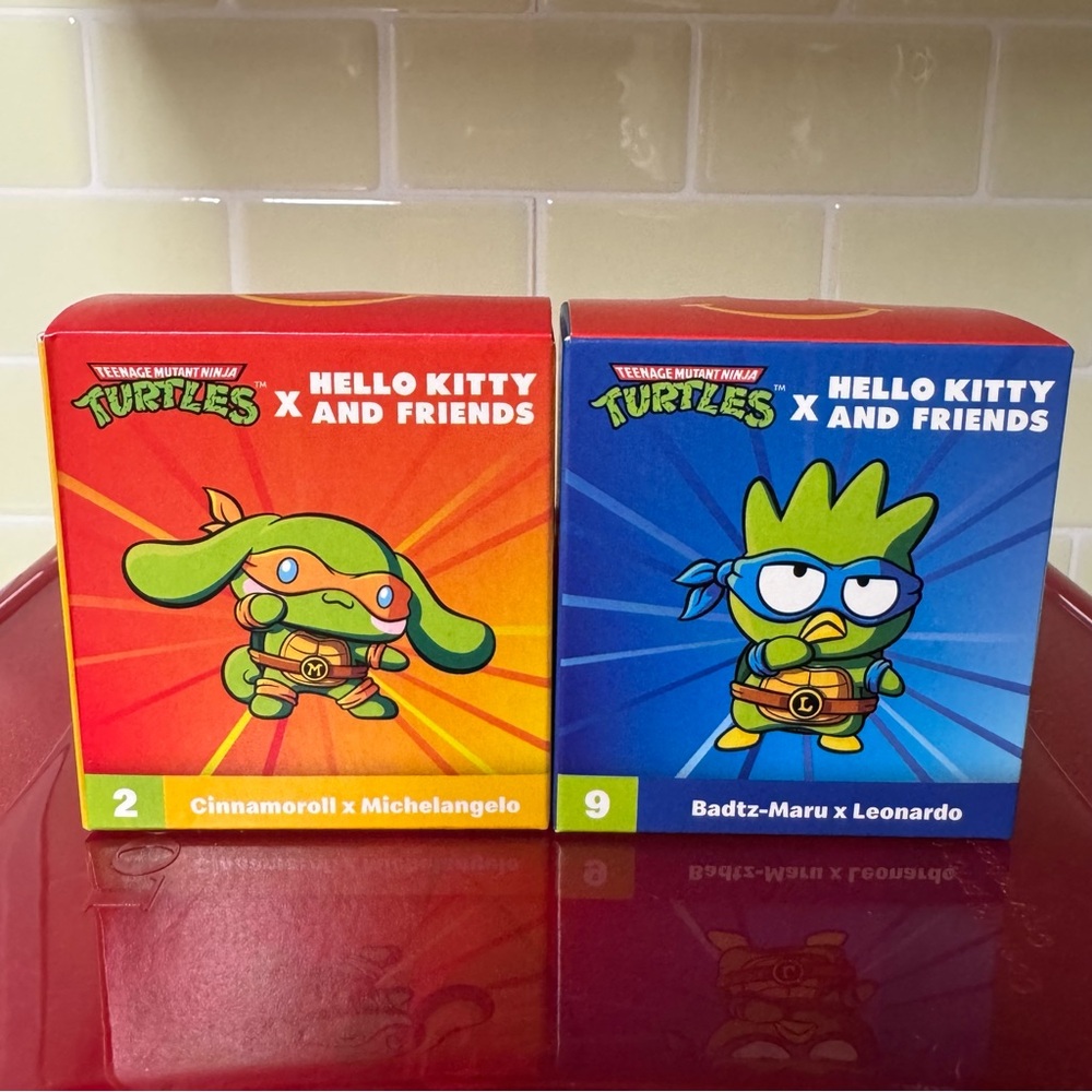 McDonald’s Happy Meal Hello Kitty TMNT collab Cinnamoroll & Badtz-Maru